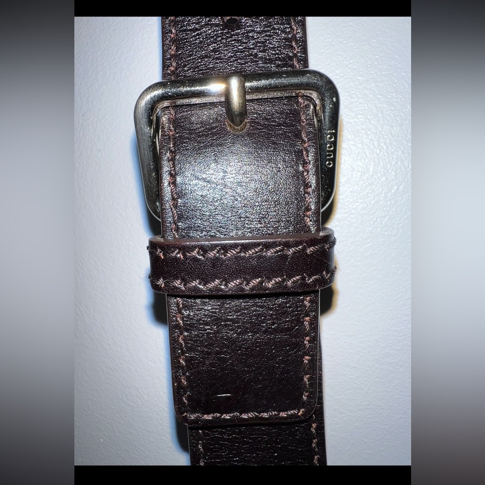 💎 SOLD - GUCCI Diamonte Embossed Leather Slim Zip Closure Crossbody Authentic! - Picture 13 of 16